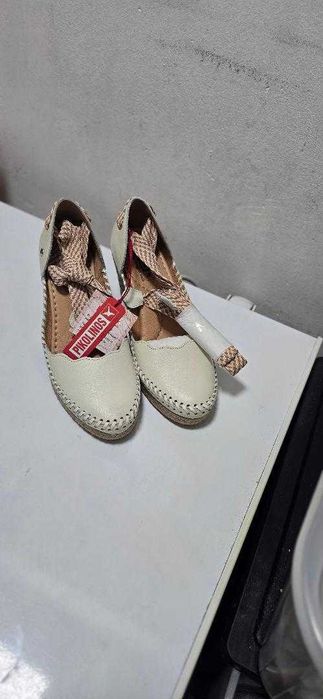 Espadrile Pikolinos Cadiz W4Y-1506 Alb