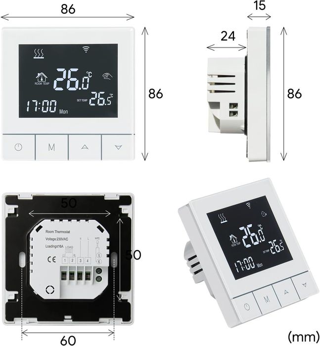 BEOK smart термостати 3А