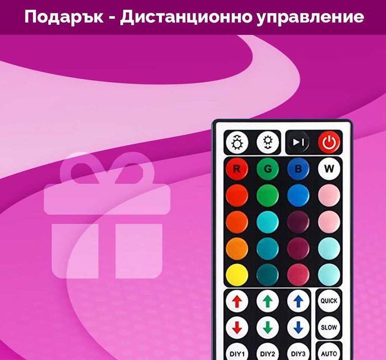 RGBIC Smart LED лента 5 - 20 метра – контролиране по зони, 60 диода/м