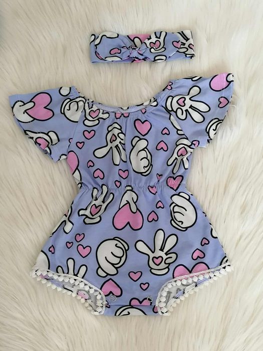 Боди- рокля + лента за глава