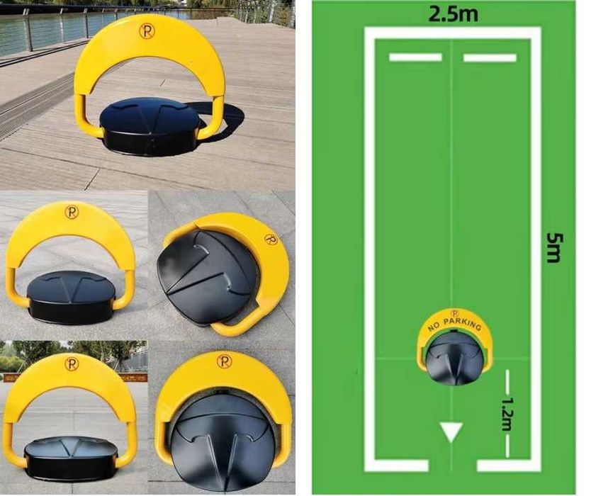 SMART скоба за паркомясто с дистанционно и аларма