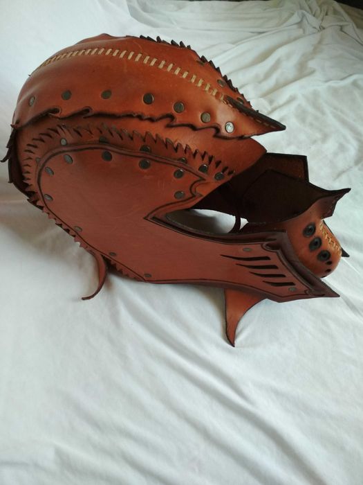 Кожен шлем, естествена кожа. Нова цена!