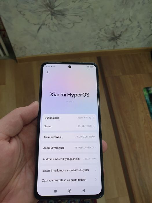 Срочно продается свой телефон Redmi note 13