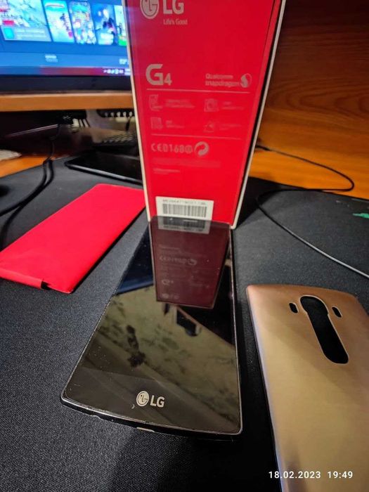 LG G4 H815T 4G LTE Кожаная задняя  панель Рассрочка, Кредит