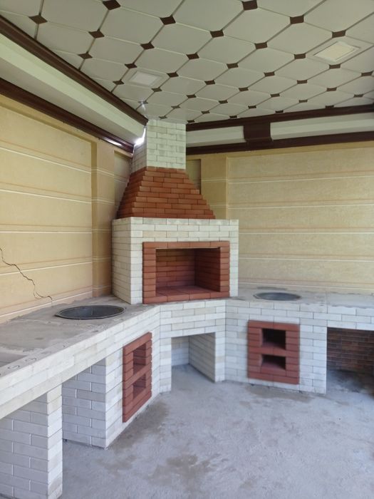 Барбекю мангал очаг летняя кухня.