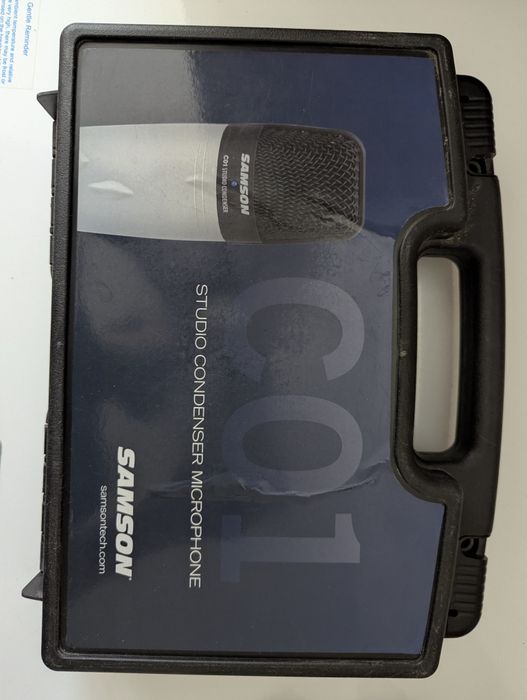 Микрофон samson c01. Стойка. И кабель