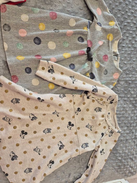 Детски дрешки размер 104/110 зимно яке Benetto, рокли Zara, Gap, блузи, клинчета.