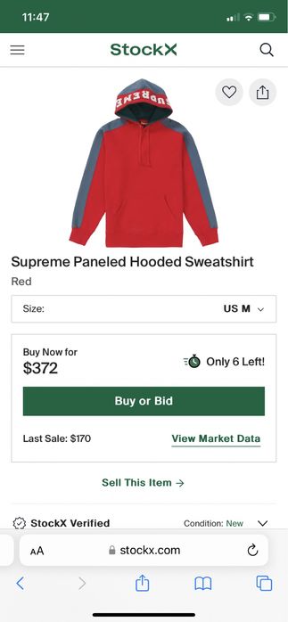 Supreme Paneled Hoodie