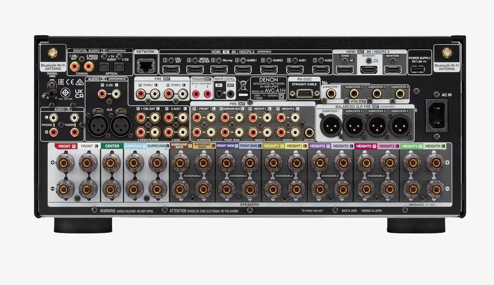 Denon AVC-A1H 15.4ch 8K флагмански AV усилвател / ресивър