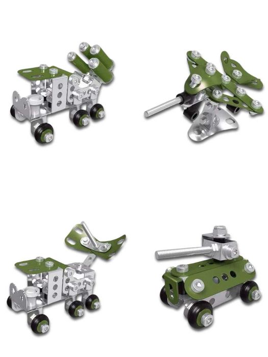 Конструктор "Военная техника 4 в 1" – 327 деталей