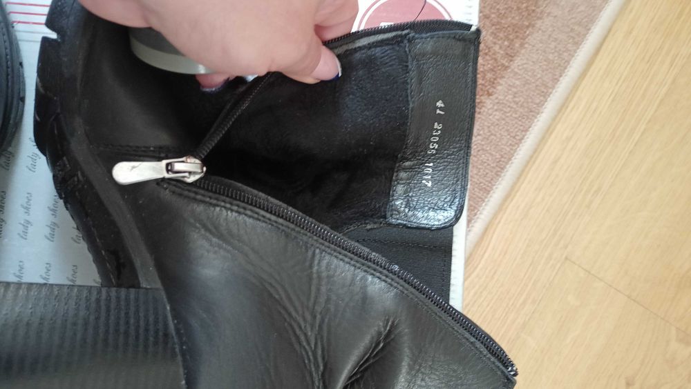 Боти естествена кожа