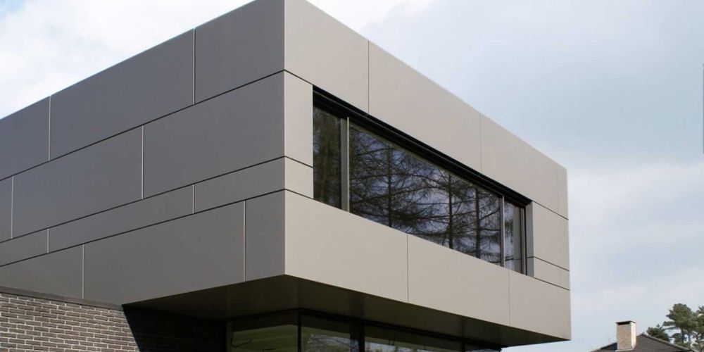 Монтаж композитных алюминиевых панелей alucobond