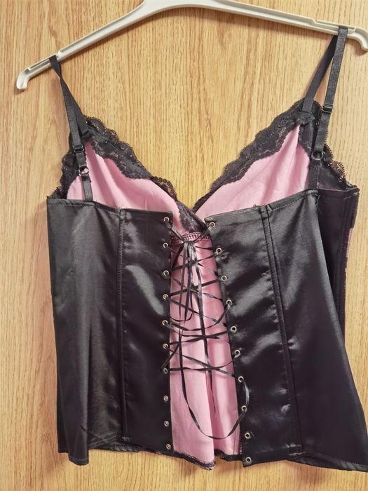 Corset negru / mov