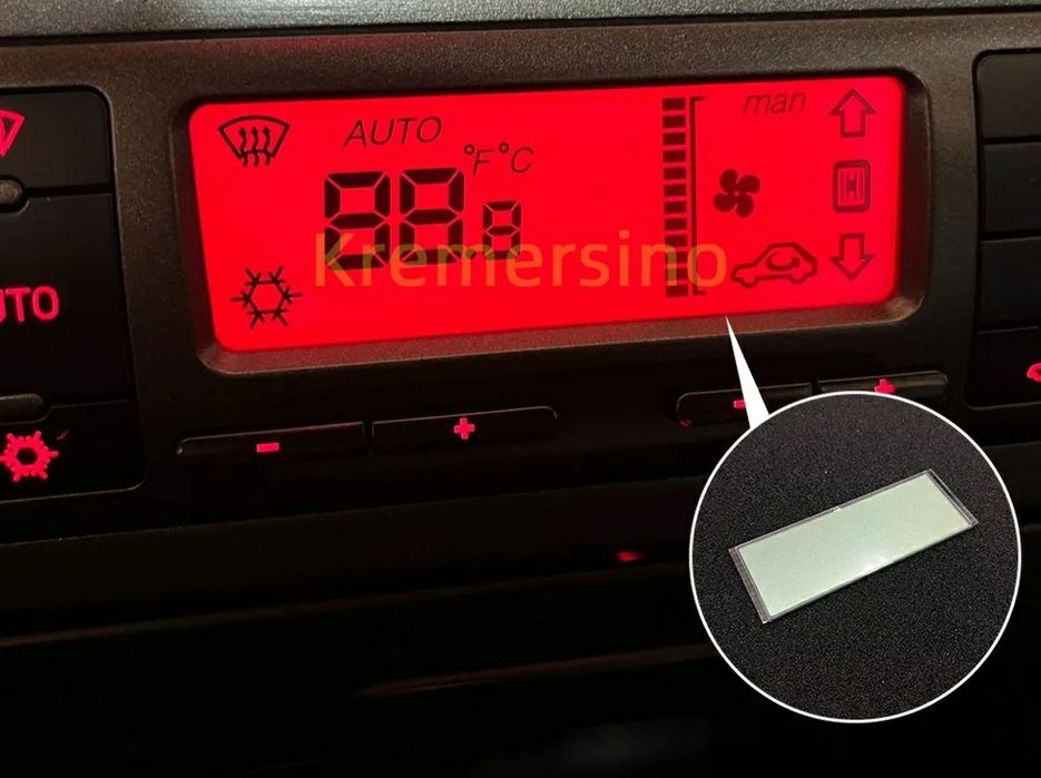 Display LCD reparatie afisaj clima SEAT Leon,Toledo,Cordoba(2000-2005)