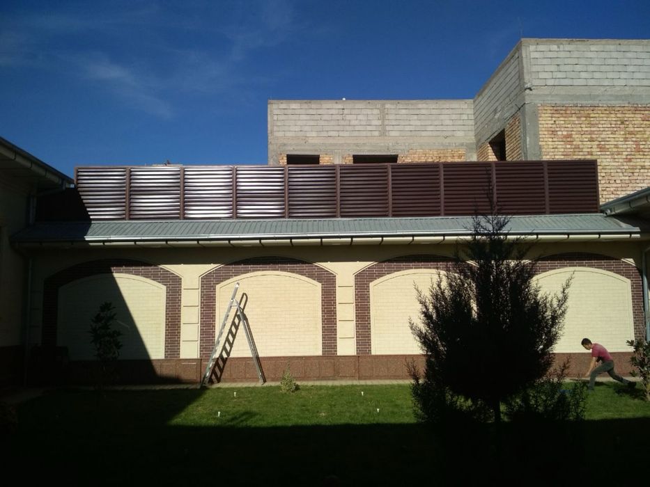 ЖАЛЮЗИ металлические забор jalyuzi парапет