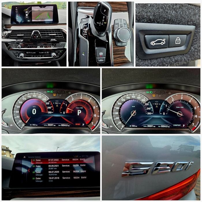 Bmw 520i Luxury Line, An 07-2018, 26,000 km Faruri Led Piele Memorie