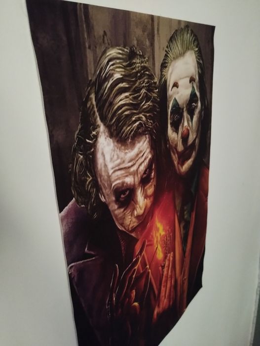 Poster Joker Heath Ledger si Joaquin Phoenix fanart afis wallpaper