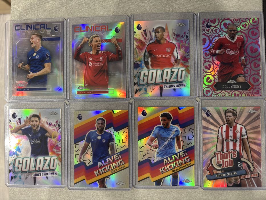 Колекционерски Футболни карти Topps Chrome Premier League 25/26