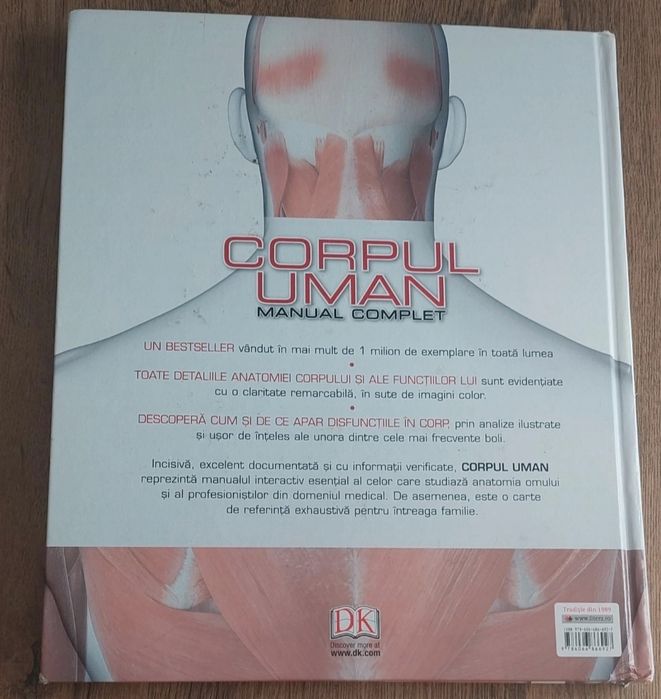 Atlas de anatomie :Corpul uman,manual