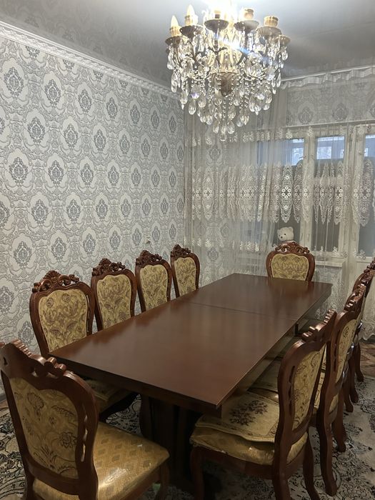 Стол со стульями 10шт