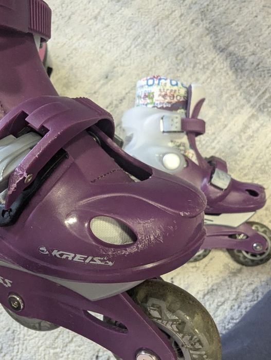 Детские ролики, размер увеличивается