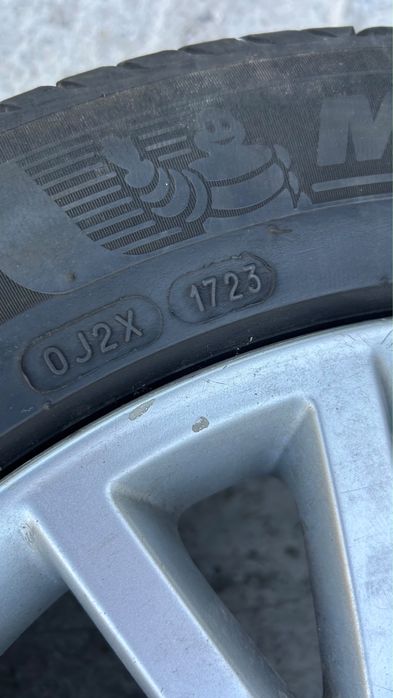 Set jante Audi R17 vara 215/55/17 michelin 5x112