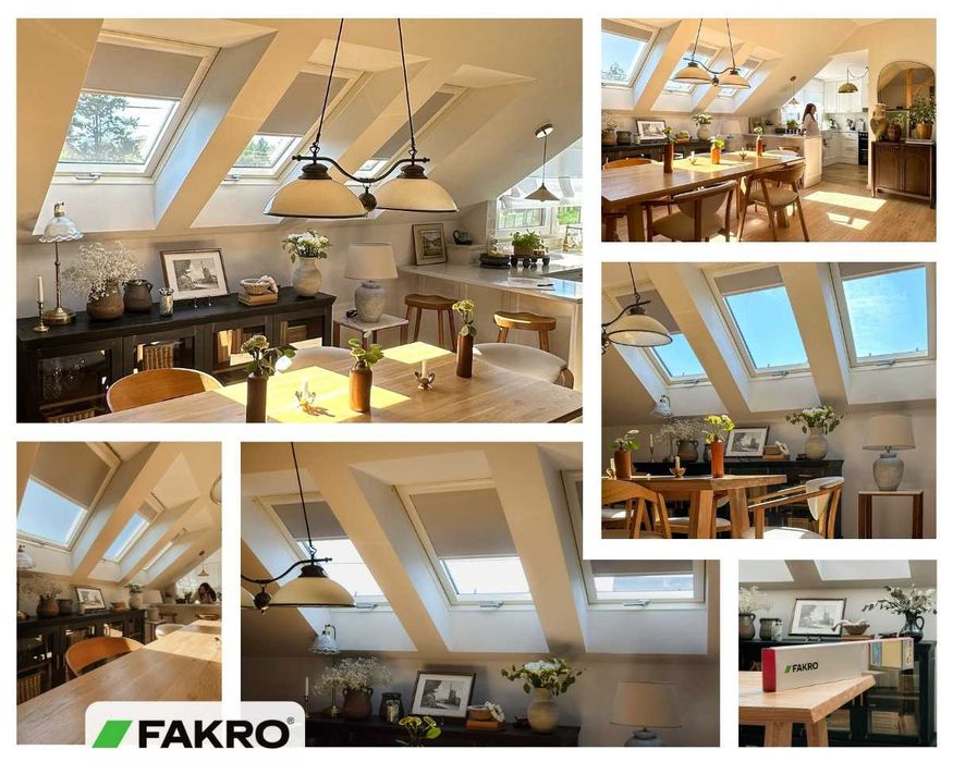 Мансардные окна фирмы FAKRO