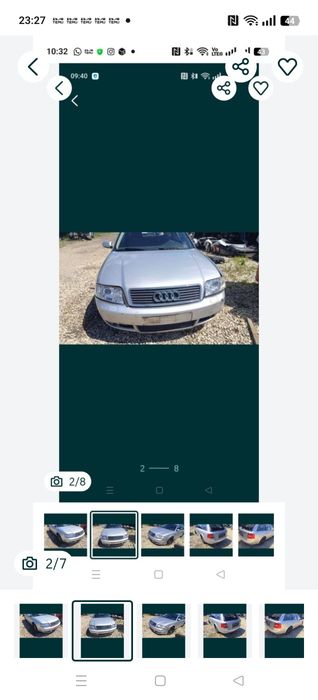 Piese motor cutie faruri xenon volan trager radiatoare punte audi a6c6