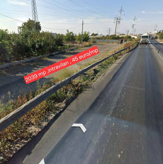 Teren intravilan 2039 mp,Șoseaua Nordului,varianta Buzau