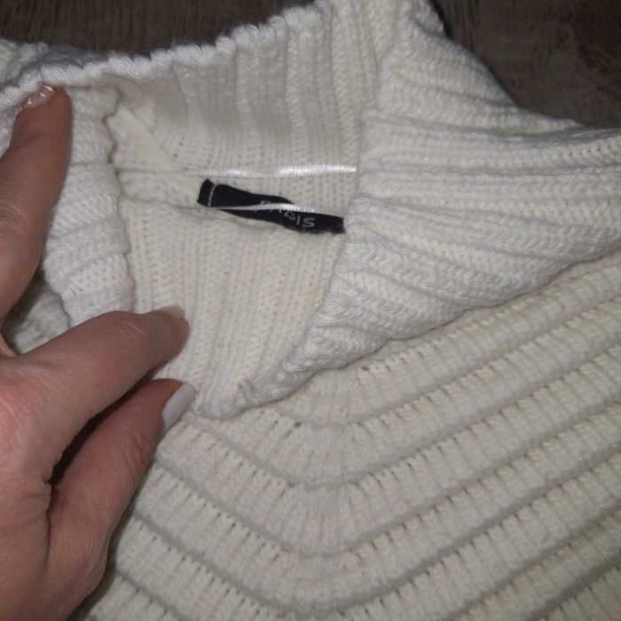 Бял пуловер VDR Radis!