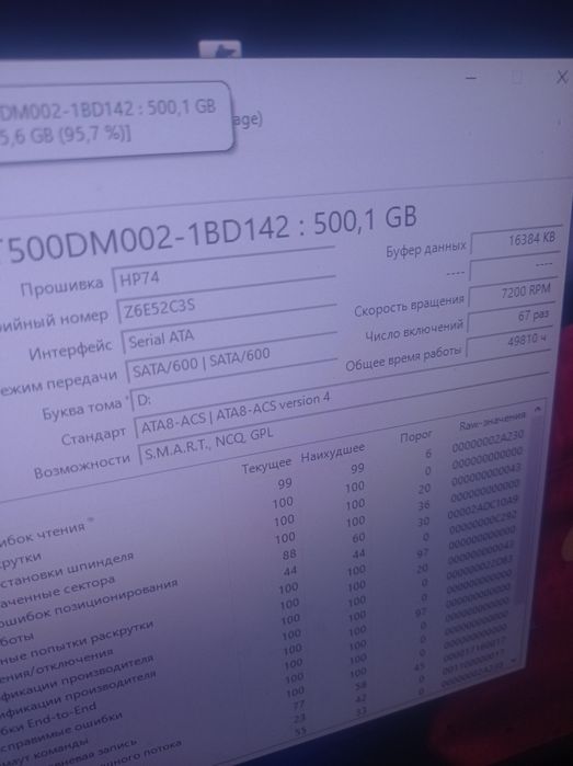 Жесткий диск 500 gb