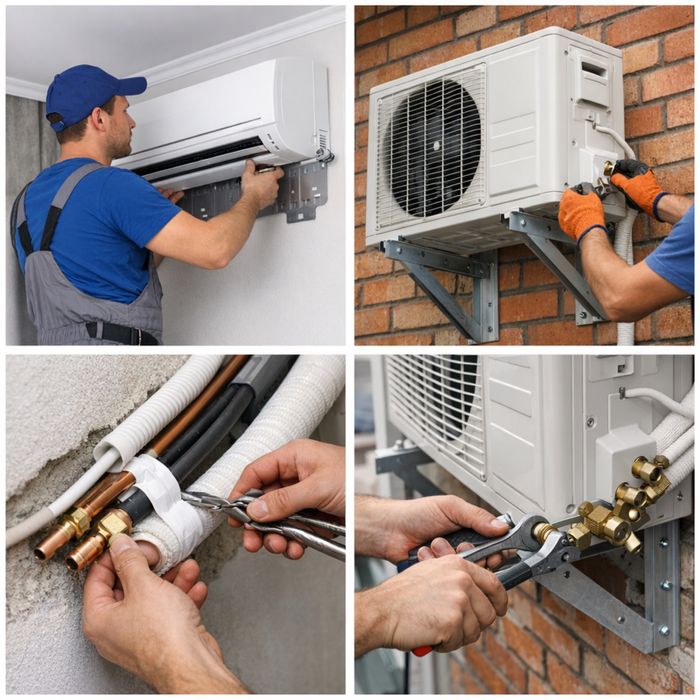 Установка кондиционера