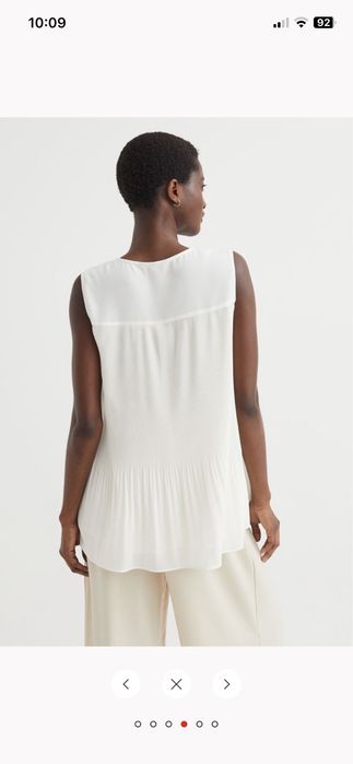 Плисирана рокля и топ H&M