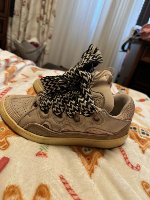 Adidasi Lanvin Curb Roz