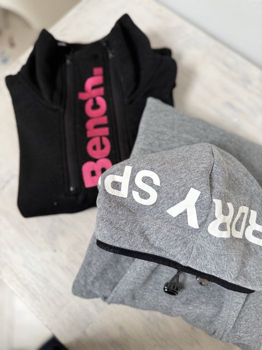 Поларена блуза / суитчър Bench , Superdry XS-S