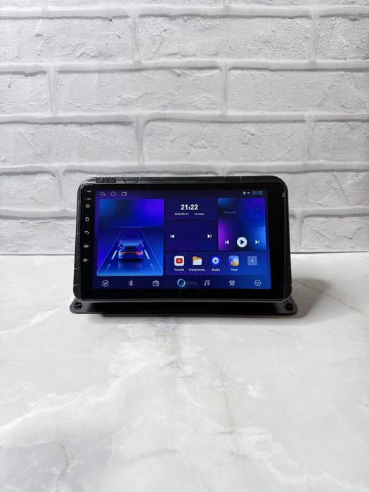 Магнитола для любого авто андроид 13 с рамкой WiFi
