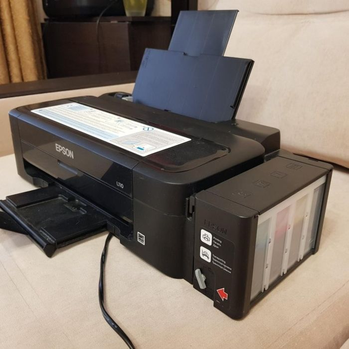 Epson l110 цветной принтер