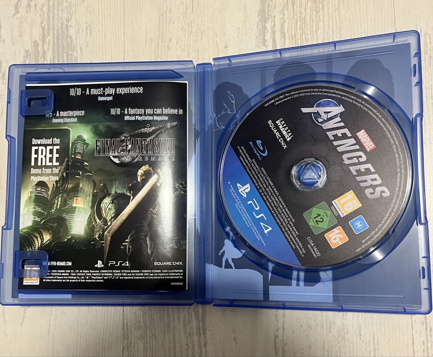 Marvel Avengers ps4 игра