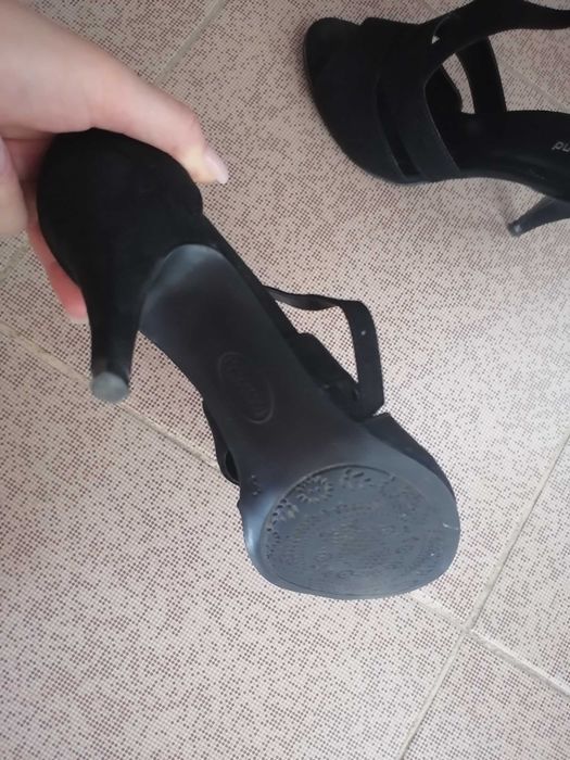 Sandale dama 37, toc 9 cm