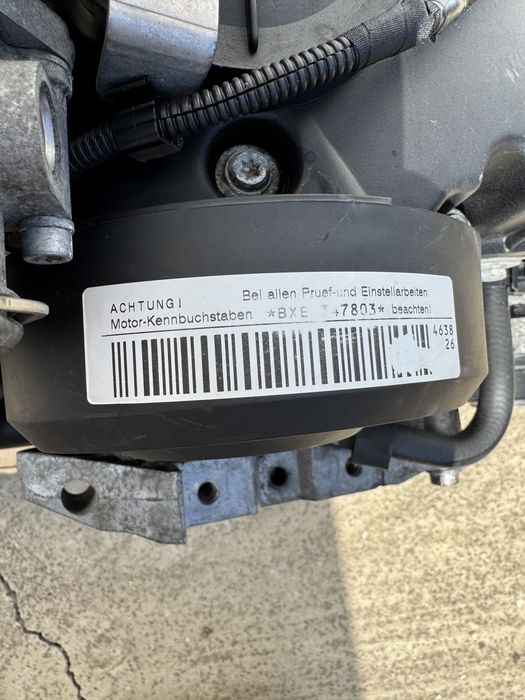 Motor complet cod BXE audi vw volkswagen