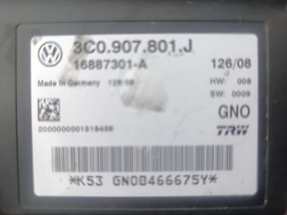 Модул, ел. ръчна спирачка  за Пасат Б6 / VW Passat B6 -  3C0907801J