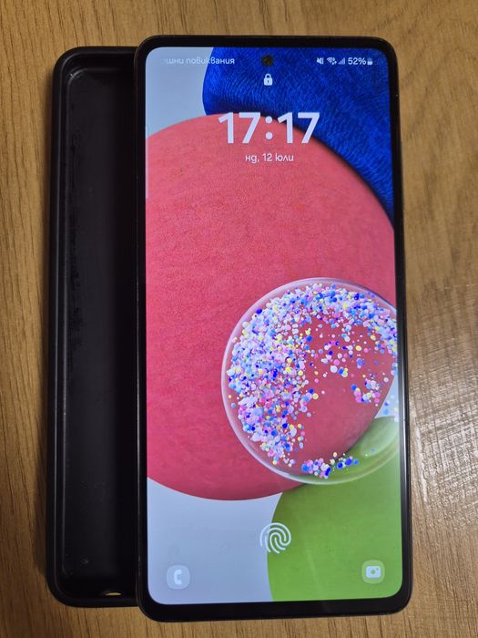 Samsung Galaxy A52s 5G Dual SIM 128 GB + кутия и USB-C кабел
