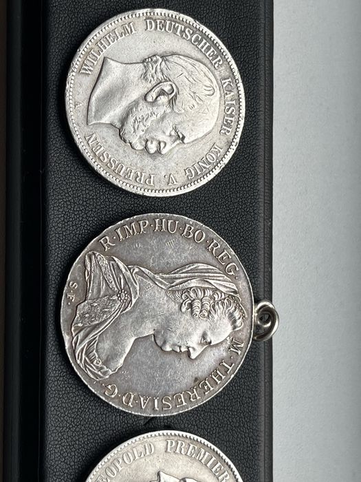 Colectie monede argint si ceas argint sec 19