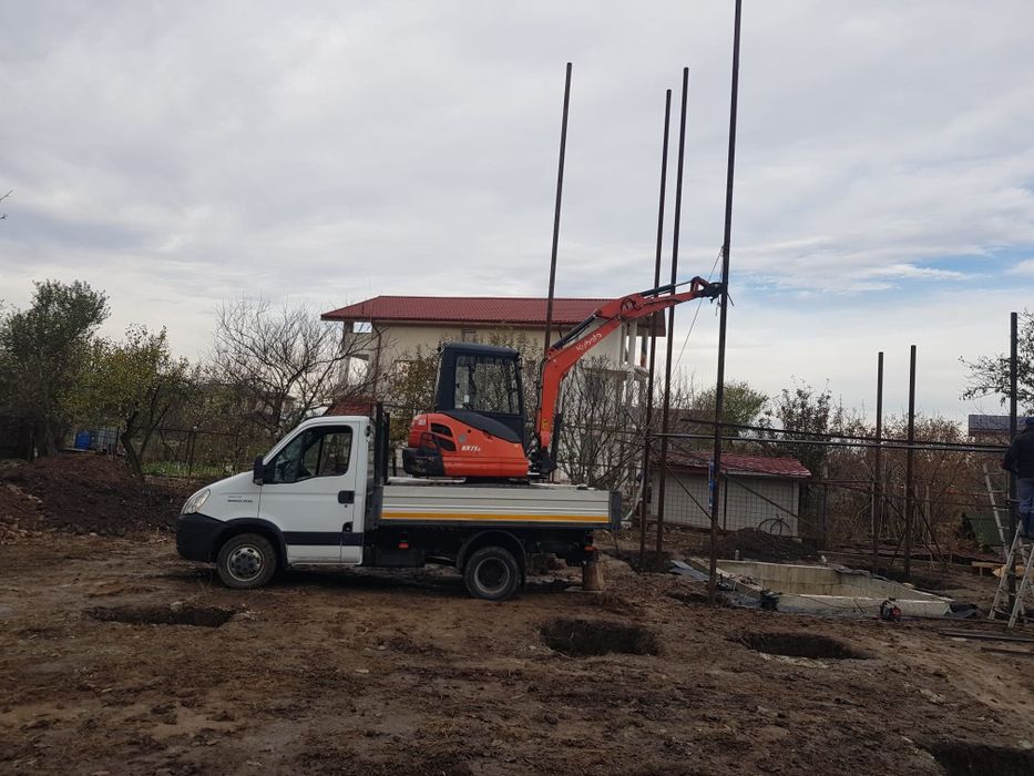 Inchiriere excavator sapaturi mecanizate cu operator