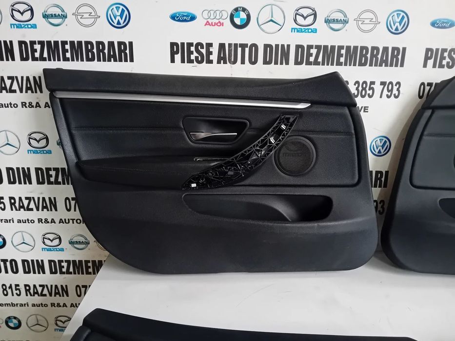 Tapiterie Fete Fata Usa Din Piele Cu Lumini Ambientale Bmw Seria 4 F36 Volan Stanga Fata Spate