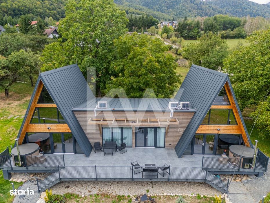 Afacere la cheie in inima naturii- Case smart A-Frame