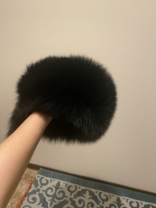 Шапка женская из песца