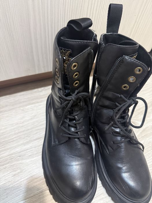 Кожаные ботинки, 35 размер (демисезон)