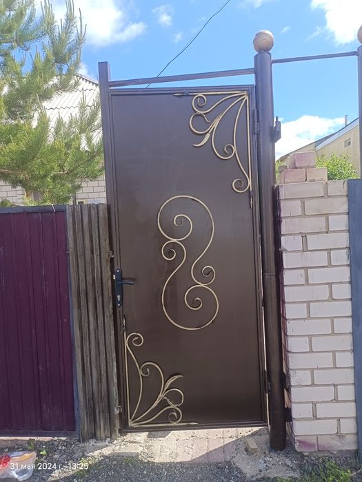 Ворота калитки  из профлиста
