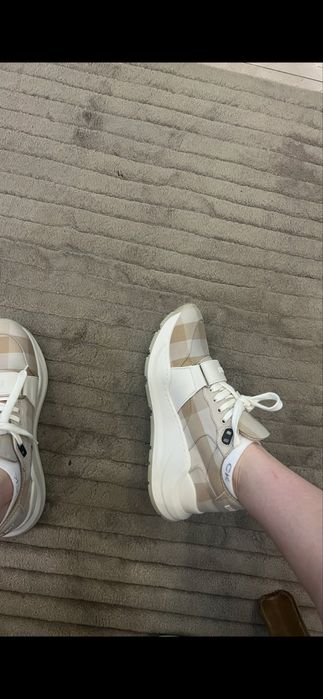 кроссовки burberry
